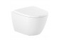 Bowl WC wall-hung, Roca Gap Square Rimless Compacto 48×34 cm, MaxiClean, white