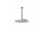 Overhead shower Gessi Anello, round, 250mm, regulowana, wit ceiling mount - color Antique Brass