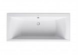Roca Rectangular bathtub acrylic SLIM RIM