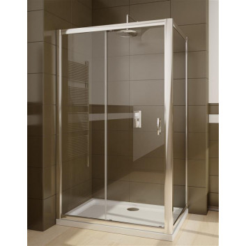 Side panel S 100 for cabin prysznicowych Radaway Evo DW, 1000x2000mm, glass transparent, profil chrome