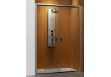 Door shower for recess installation Radaway Carena DWB 90, right, 893-905mm, glass transparent, profil chrome