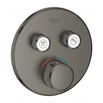 Concealed mixer Grohe Grohtherm SmartControl thermostatic 2-receivers wody, polished nickel