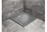 Acrylic shower tray Radaway Doros C square 100x100 cm, stone antracytowy