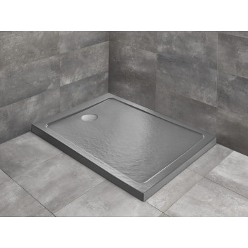 Shower tray rectangular Radaway Doros D, 130x90cm, acrylic, stone white