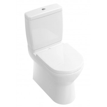 Cistern do kompaktu WC Villeroy & Boch O.novo, dopływ z boku lub z tyłu, Weiss Alpin