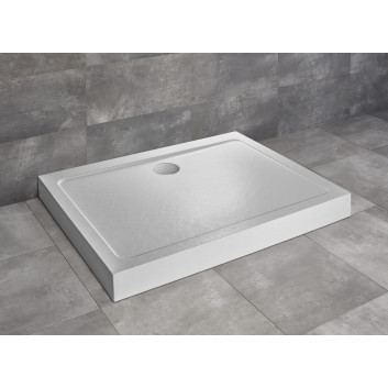 Shower tray rectangular Radaway Doros F, 120x90cm, acrylic, stone antracytowy