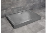 Shower tray rectangular Radaway Doros D Compact, 110x80cm, acrylic, stone antracytowy