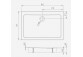 Shower tray rectangular Radaway Doros F, 120x90cm, acrylic, stone antracytowy
