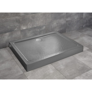 Shower tray rectangular Radaway Doros F, 120x90cm, acrylic, stone antracytowy