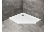 Pentagonal shower tray Radaway Doros PT Compact, 100x100cm, acrylic, stone antracytowy