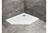 Pentagonal shower tray Radaway Doros PT Compact, 100x100cm, acrylic, stone antracytowy