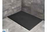 Shower tray rectangular Radaway Kyntos F, 130x80cm, conglomerate marble, black