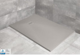 Shower tray rectangular Radaway Kyntos F, 110x80cm, conglomerate marble, cemento