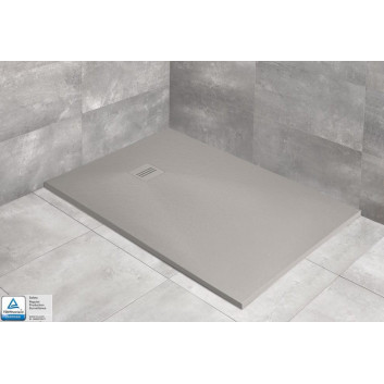 Pentagonal shower tray Radaway Doros Plus PT E, 100x90cm, prawy, acrylic, white
