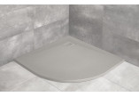 Shower tray rectangular Radaway Kyntos F, 210x100cm, conglomerate marble, cemento