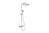 Shower column Ravak TE 093.01/150, wall mounted, mixer thermostatic, 2 wyjścia wody, chrome