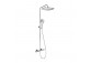 Shower column Ravak TE 093.01/150, wall mounted, mixer thermostatic, 2 wyjścia wody, chrome