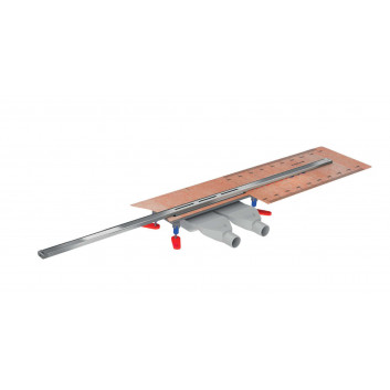 Rynienka shower Wiper Elite Slim Pure, 800mm, for built-in płytkami, finish szlif