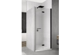 Door shower for recess installation Sanswiss Solino SOLF1, right, 90cm, profil black