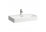 Washbasin wall-hung/countertop Laufen Val, 75x42cm, overflow, battery hole, white LCC