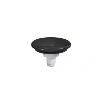 Countertop washbasin Massi Malo, round, 32cm, without overflow, black mat