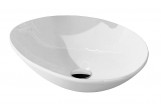 Countertop washbasin Elita Oxy, 49x41cm, white