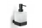 Soap dispenser w płynie Gedy Lounge, wall mounted, black