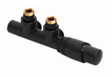 Zintegrowany set thermostatic Excellent Volaro 2.0, prawy, black