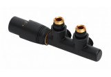 Zintegrowany set thermostatic Excellent Volaro 2.0, lewy, black