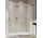 Door sliding Huppe Aura Elegnace 1-piece ze stały segmentem, right, 90x200 cm, transparent glass, shiny silver profile
