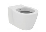 Wall-hung wc WC z funkcją bidetu Ideal Standard Connect, 54x36cm, ukryte mocowania, white