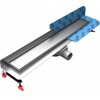 Drainline, pełny set, Wiper New Premium, 500mm, wzór Ponente, finish poler