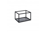 Frame podszafkowy Elita Look, 60cm, glass shelf, black