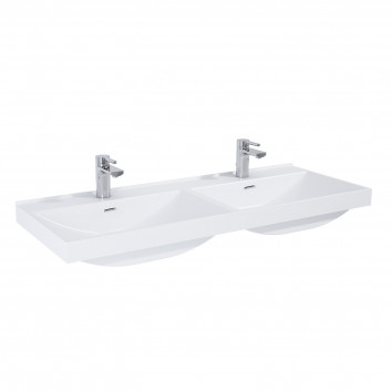 Vanity washbasin Elita Maxxi, 101x46cm, overflow, battery hole, white