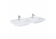 Vanity washbasin Elita Maxxi, 101x46cm, overflow, battery hole, white