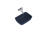 Countertop washbasin Elita Reni, 46x33cm, without overflow, navy blue matt