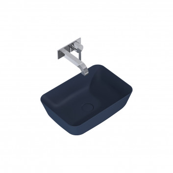 Countertop washbasin Elita Reni, 46x33cm, without overflow, fume matt