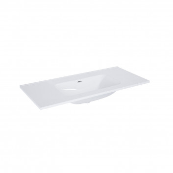 Vanity washbasin Elita Skappa, 61x46cm, overflow, without tap hole, white