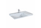 Vanity washbasin Elita Luna, 82x43.5cm, overflow, battery hole, white