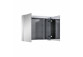 Wall mounted cabinet z lustrem Elita Premium, 120cm, 2 doors, 4 szklane półki, panel LED, szary