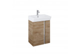 Set wall mounted cabinet z umywalką Elita Skye, 50cm, 2 doors, oak canela