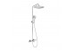 Shower set Ravak Termo 300, with mixer termostatyczną and rainfall TE 092.00/150 - chrome/white