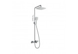 Shower set Ravak Termo 300, with mixer termostatyczną and rainfall TE 092.00/150 - chrome/white