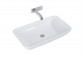 Countertop washbasin Elita Reni, 46x33cm, without overflow, fume matt