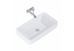 Countertop washbasin Elita Piato, 73x38cm, without overflow, white