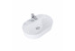 Countertop washbasin Elita Lorca, 41.5x41.5cm, without overflow, white