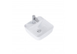 Countertop washbasin Elita Babette, 62x41cm, without overflow, battery hole, white