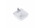 Countertop washbasin Elita Babette, 62x41cm, without overflow, battery hole, white