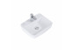 Countertop washbasin Elita Tonia, 39x39cm, without overflow, battery hole, white