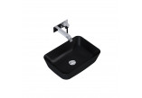 Countertop washbasin Elita Reni, 45,5x32,5cm, without overflow, white